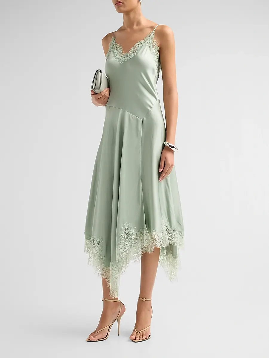 A.L.C. A. L.C. Women's Aleena Lace Midi Dress | Thumbnail 4 A.L.C. A. L.C. Women's Aleena Lace Midi Dress | Thumbnail 4
