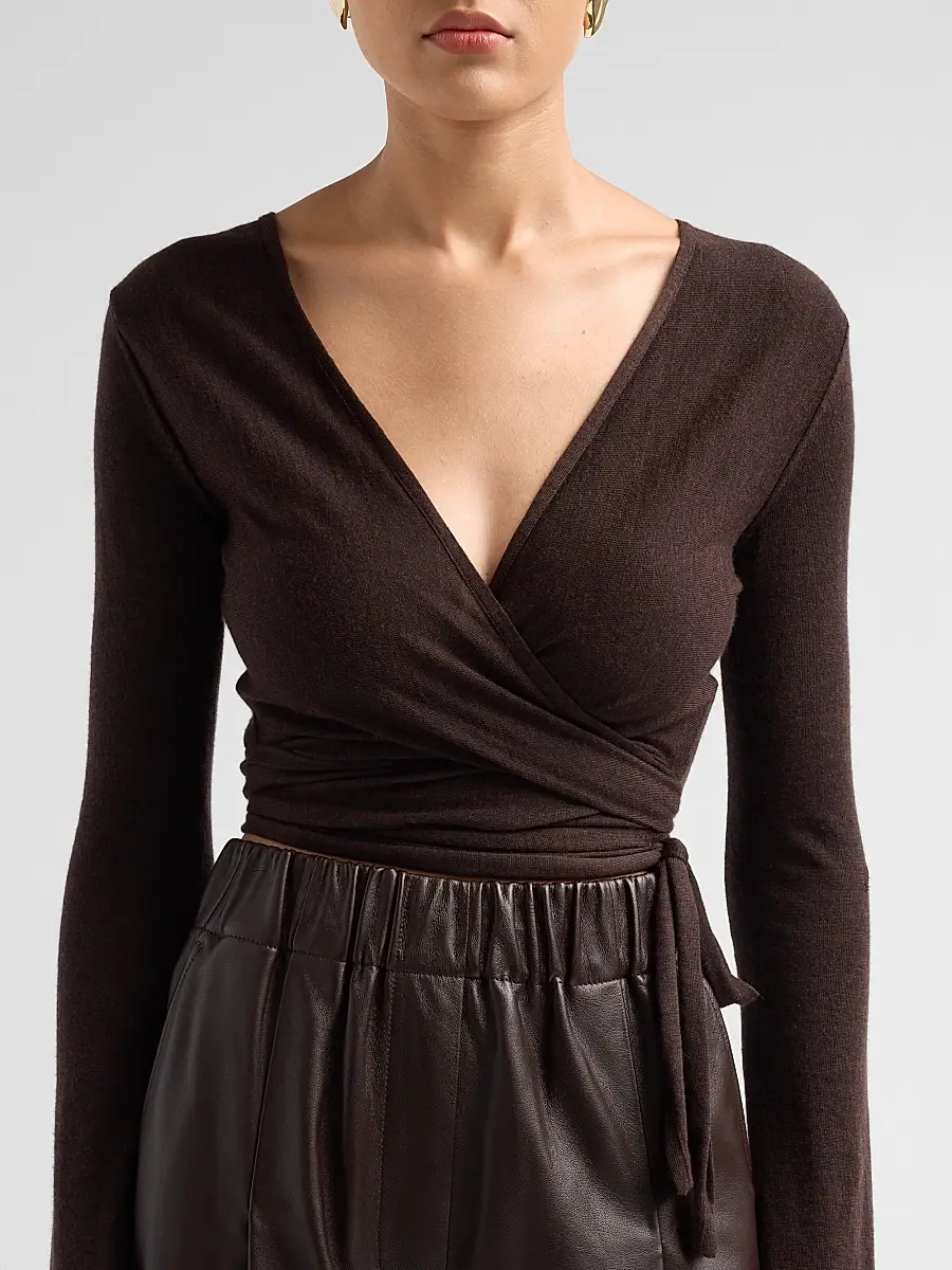 A.L.C. A. L.C. Women's Emma Wrap Sweater | Thumbnail 5 A.L.C. A. L.C. Women's Emma Wrap Sweater | Thumbnail 5