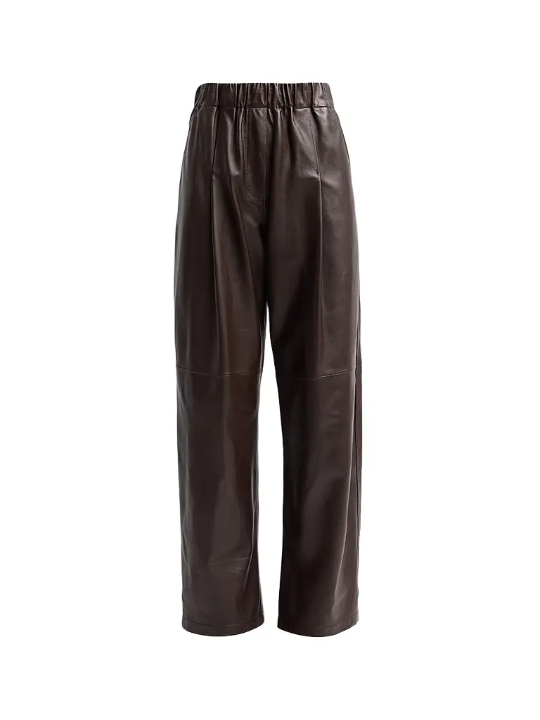 A. L.C. Women's Palmer Leather Barrel-Leg Pants A. L.C. Women's Palmer Leather Barrel-Leg Pants