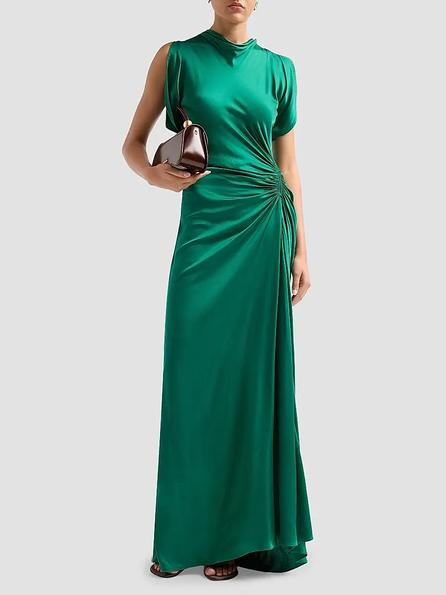 A.L.C. A. L.C. Women's Nadia Gathered Gown | Thumbnail 2 A.L.C. A. L.C. Women's Nadia Gathered Gown | Thumbnail 2