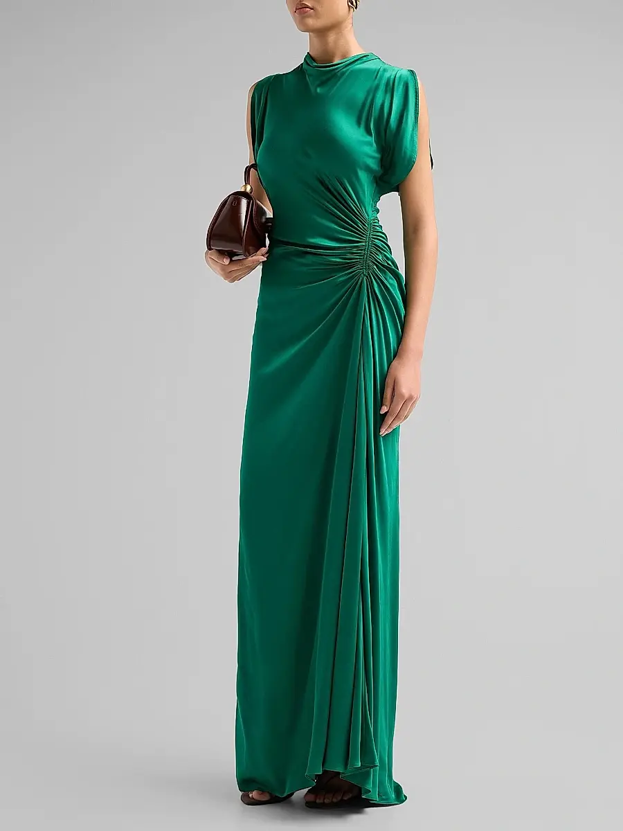 A.L.C. A. L.C. Women's Nadia Gathered Gown | Thumbnail 4 A.L.C. A. L.C. Women's Nadia Gathered Gown | Thumbnail 4