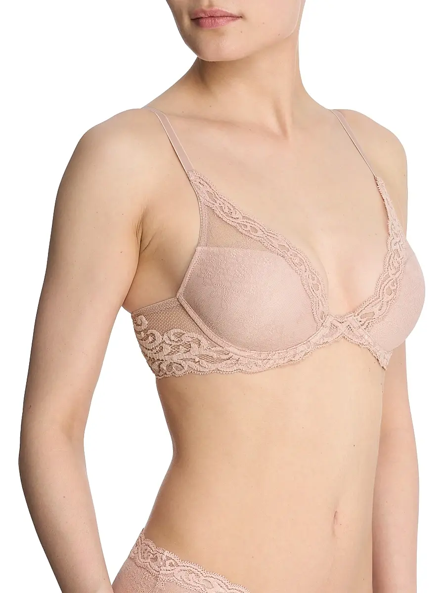 Natori Women's Feathers Plunge T-Shirt Bra | Thumbnail 2 Natori Women's Feathers Plunge T-Shirt Bra | Thumbnail 2