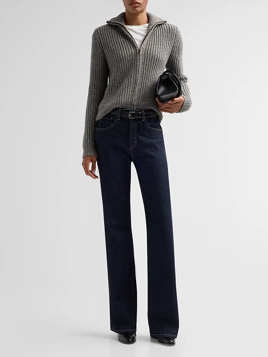Nili Lotan Women's Arlen Wool-Camelhair Blend Cardigan | Thumbnail 2 Nili Lotan Women's Arlen Wool-Camelhair Blend Cardigan | Thumbnail 2