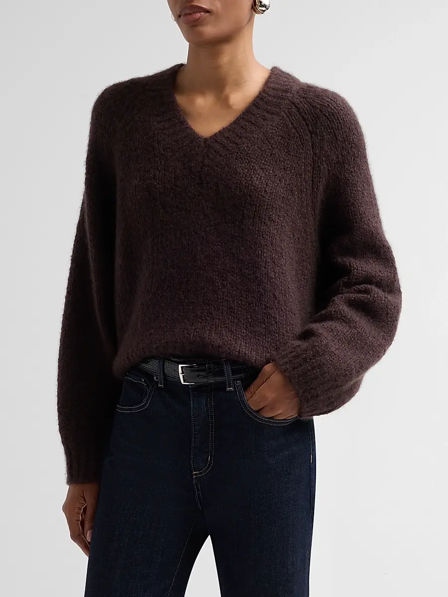 Nili Lotan Women's Isley Cashmere Sweater | Thumbnail 4 Nili Lotan Women's Isley Cashmere Sweater | Thumbnail 4