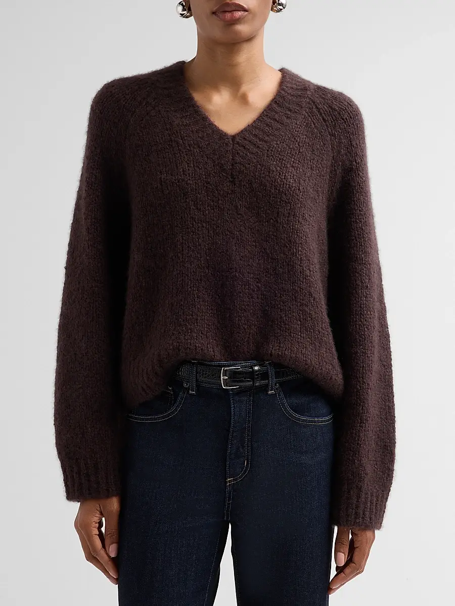 Nili Lotan Women's Isley Cashmere Sweater | Thumbnail 5 Nili Lotan Women's Isley Cashmere Sweater | Thumbnail 5