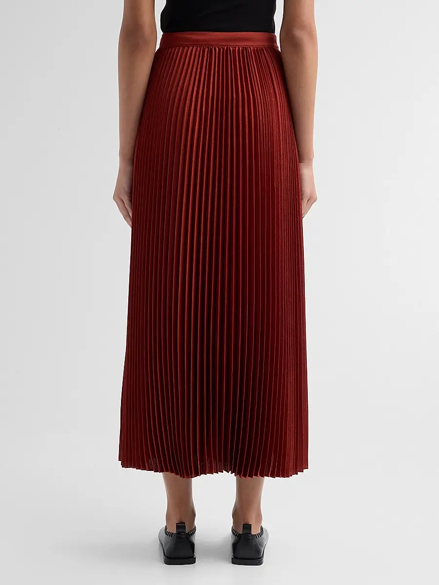 Elie Tahari Women's Rowyn Pleated Midi-Skirt | Thumbnail 3