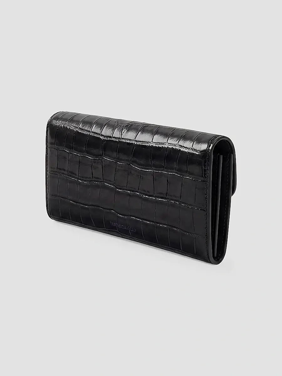 Veronica Beard Women's Croc-Embossed Leather Crossbody Wallet | Thumbnail 2 Veronica Beard Women's Croc-Embossed Leather Crossbody Wallet | Thumbnail 2