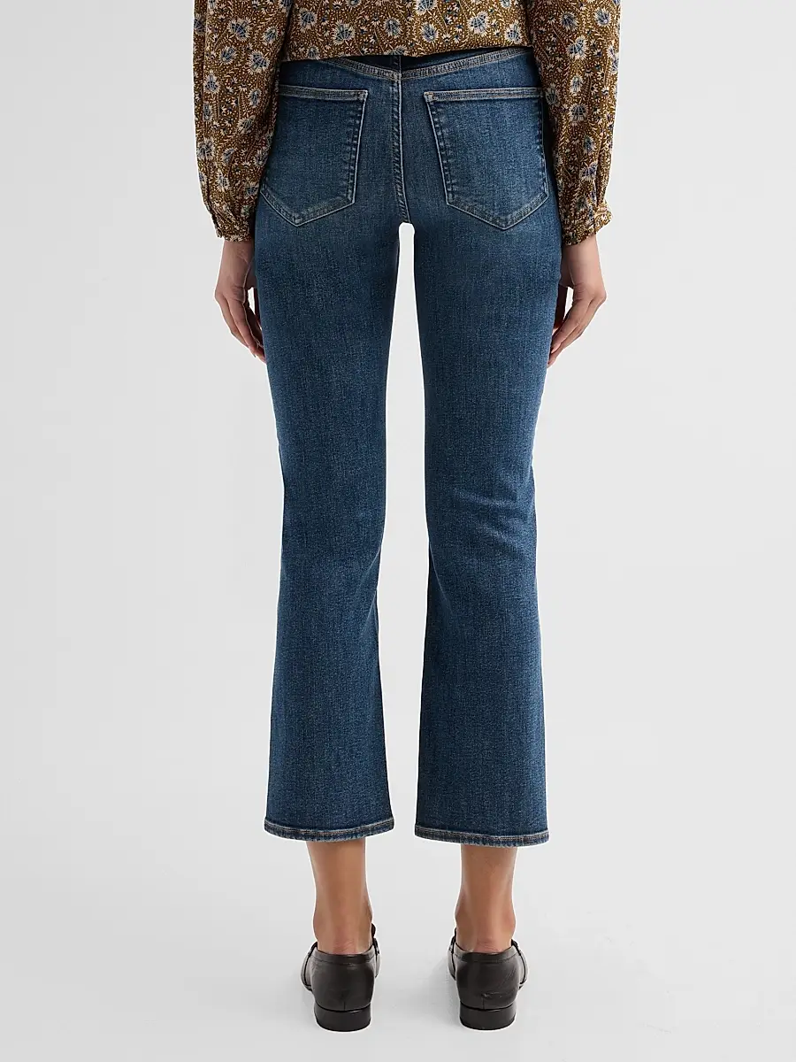 Veronica Beard Women's Milla Slim Straight-Leg Crop Jeans | Thumbnail 3 Veronica Beard Women's Milla Slim Straight-Leg Crop Jeans | Thumbnail 3