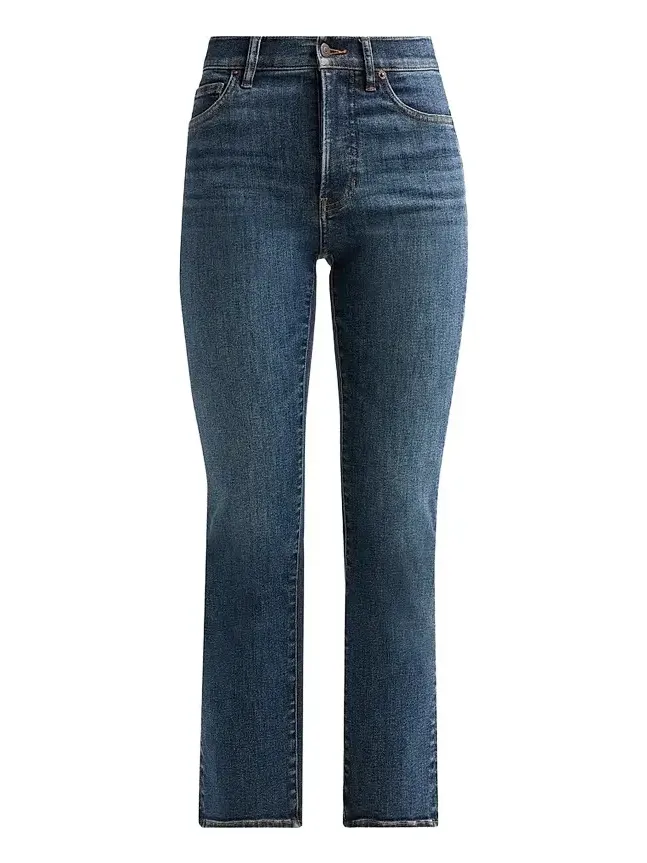 Veronica Beard Women's Milla Slim Straight-Leg Crop Jeans