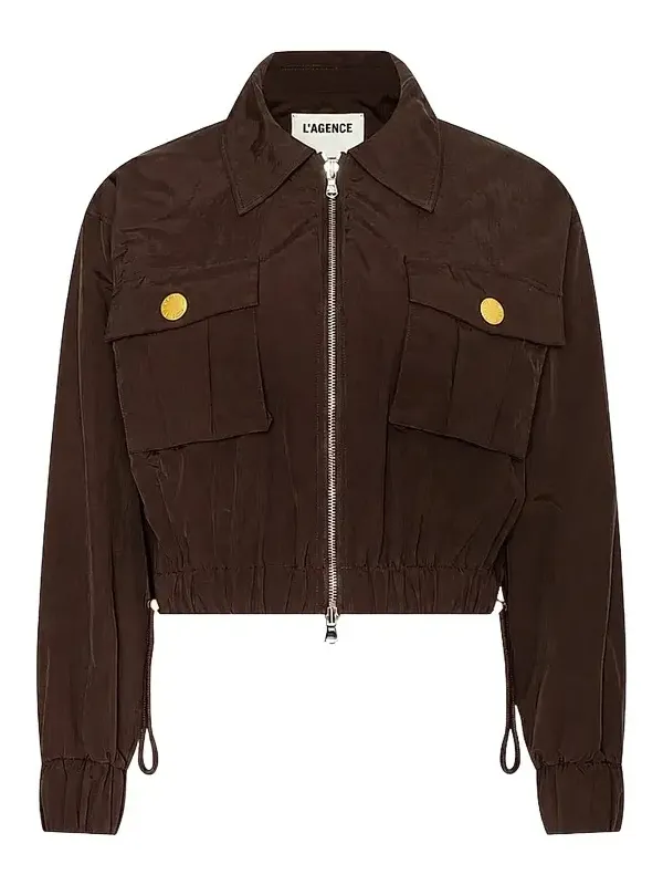 L'Agence Women's Kade Cargo Pocket Windbreaker Jacket