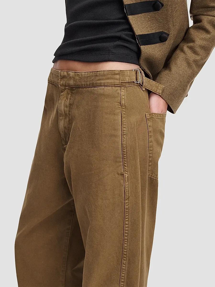 rag & bone Women's Vito Cotton Canvas Barrel-Leg Pants | Thumbnail 6 rag & bone Women's Vito Cotton Canvas Barrel-Leg Pants | Thumbnail 6