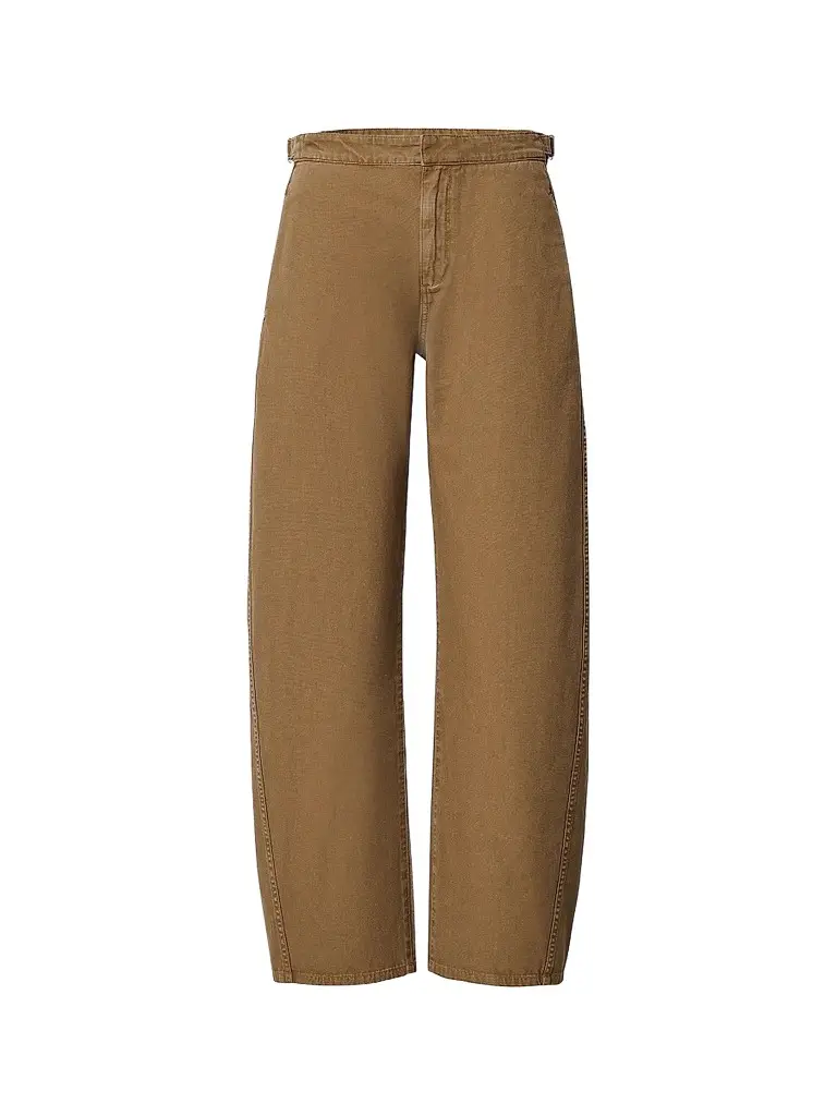 rag & bone Women's Vito Cotton Canvas Barrel-Leg Pants