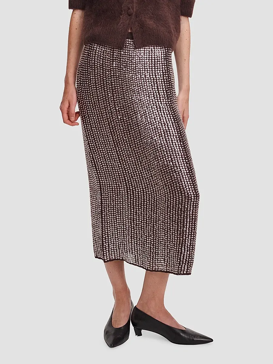 rag & bone Women's Lili Beaded Midi Skirt | Thumbnail 4 rag & bone Women's Lili Beaded Midi Skirt | Thumbnail 4
