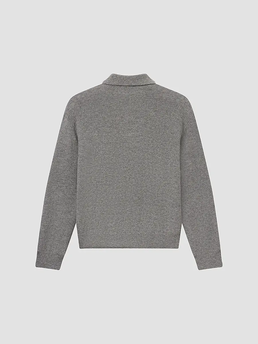 Frame Men's Boiled Wool Polo Sweater | Thumbnail 7 Frame Men's Boiled Wool Polo Sweater | Thumbnail 7