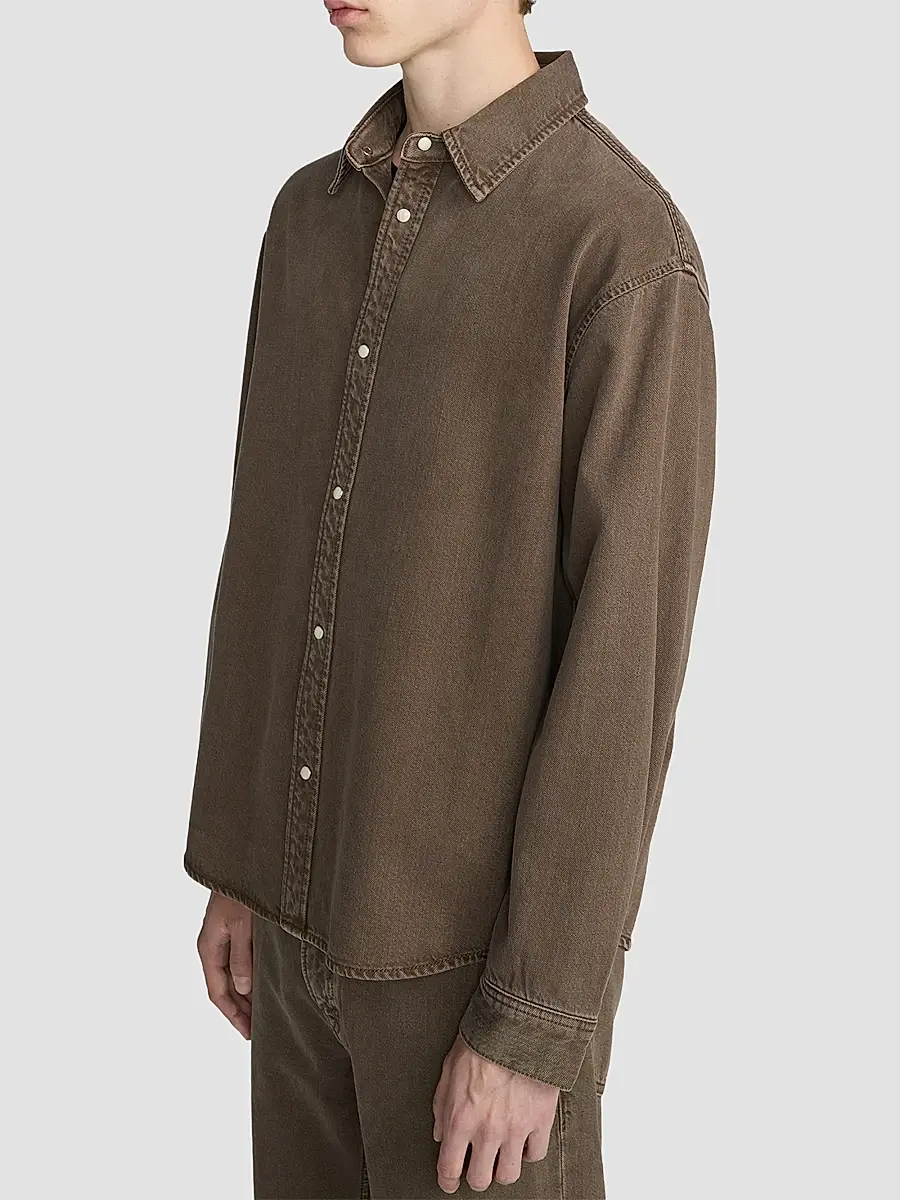 Frame Men's Relaxed Denim Overshirt | Thumbnail 5 Frame Men's Relaxed Denim Overshirt | Thumbnail 5