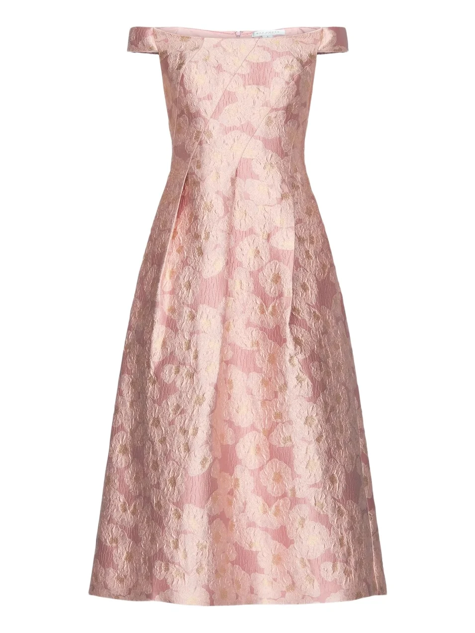 Women's Alina Floral Jacquard Tea-Length Cocktail Dress Women's Alina Floral Jacquard Tea-Length Cocktail Dress