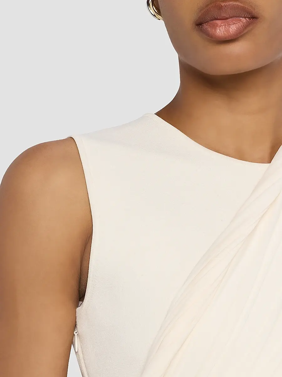 Et Ochs Women's Georgia Gathered Jersey Midi Dress | Thumbnail 5 Et Ochs Women's Georgia Gathered Jersey Midi Dress | Thumbnail 5