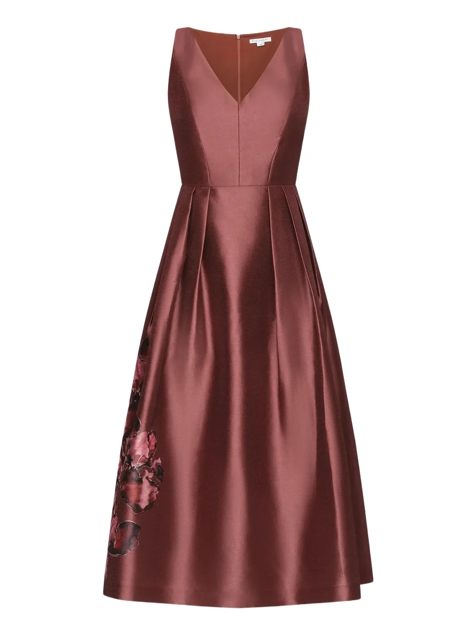 Women's Blakely Border Print Tea-Length Cocktail Dress