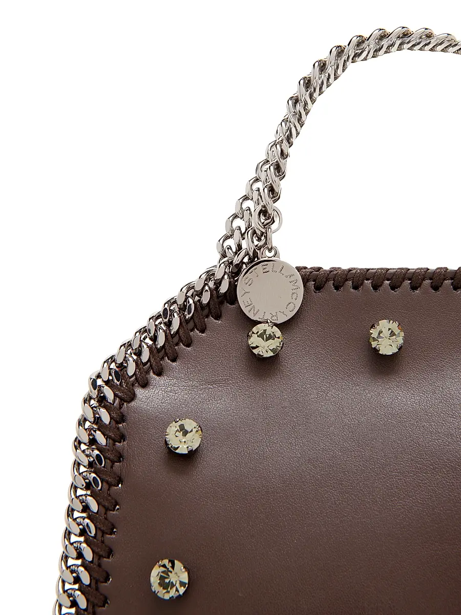 Stella McCartney Women's Falabella Tiny Crystal Studded Shoulder Bag | Thumbnail 5 Stella McCartney Women's Falabella Tiny Crystal Studded Shoulder Bag | Thumbnail 5