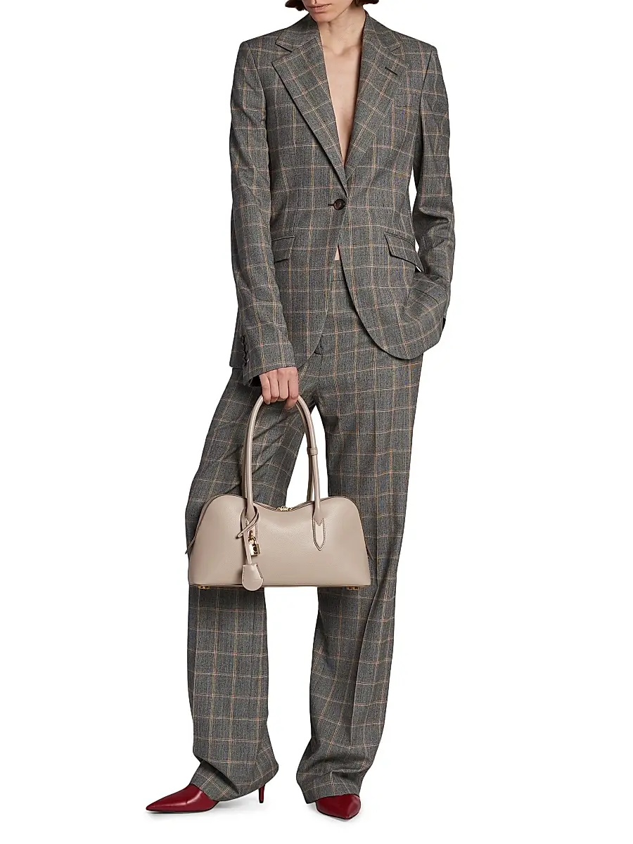 Stella McCartney Women's Slim Checked Blazer | Thumbnail 2 Stella McCartney Women's Slim Checked Blazer | Thumbnail 2