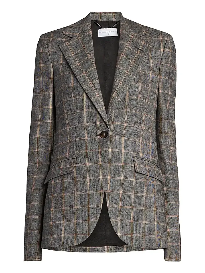 Women's Slim Checked Blazer