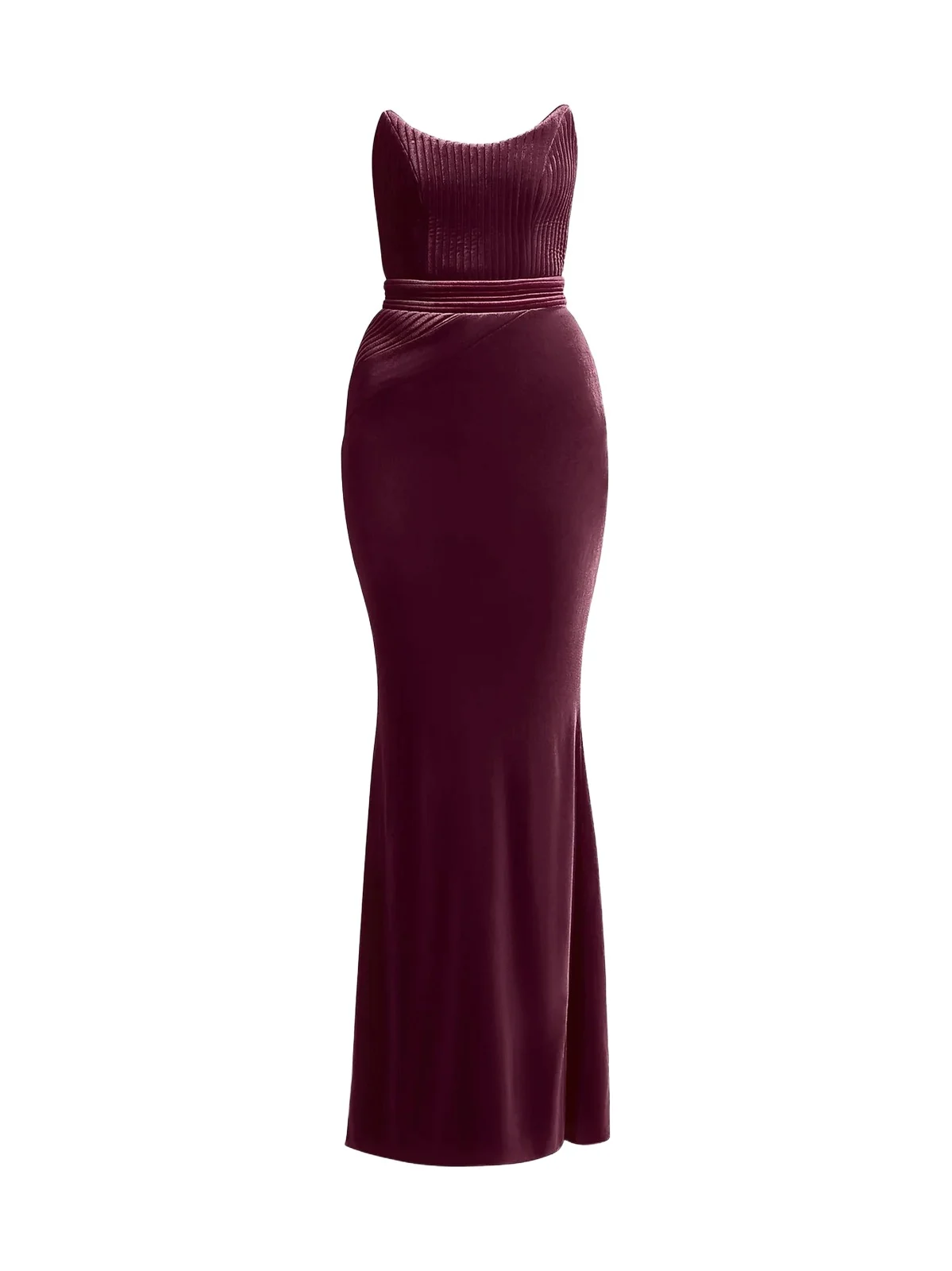 Women's Reine De Reinettes Velvet Strapless Gown Women's Reine De Reinettes Velvet Strapless Gown