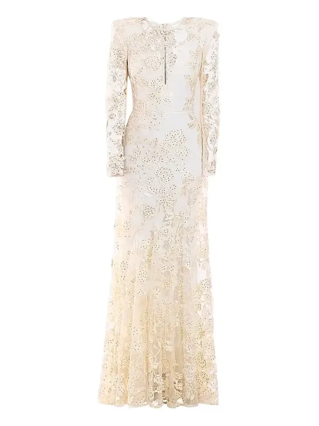 Women's Poetry Remains Sequin-Embellished Mermaid Gown