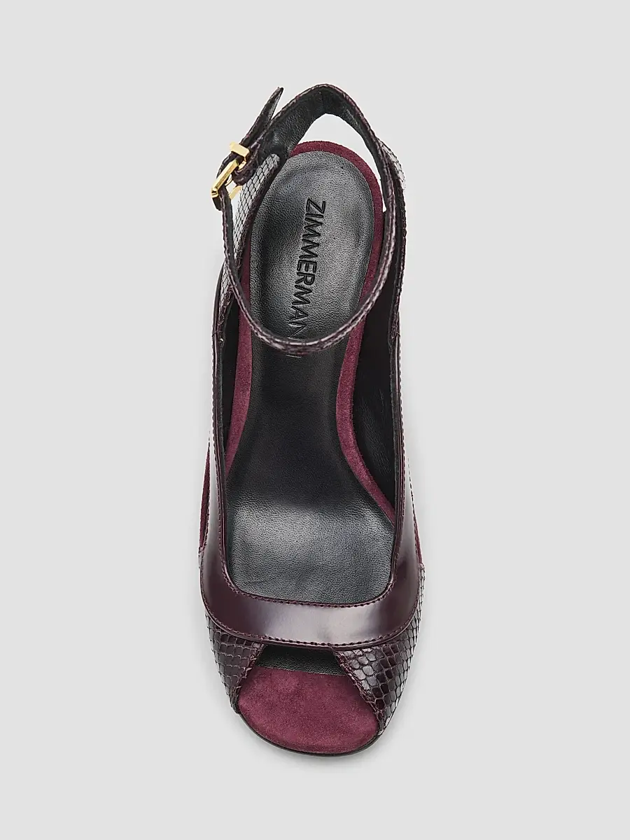 Zimmermann Women's Marvi 75MM Leather Sandals | Thumbnail 3 Zimmermann Women's Marvi 75MM Leather Sandals | Thumbnail 3