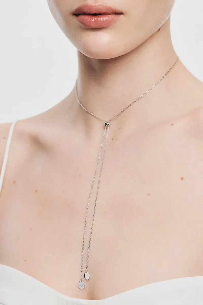 GUZEMA FINE JEWELRY Flat Tie Necklace | Thumbnail 4 GUZEMA FINE JEWELRY Flat Tie Necklace | Thumbnail 4
