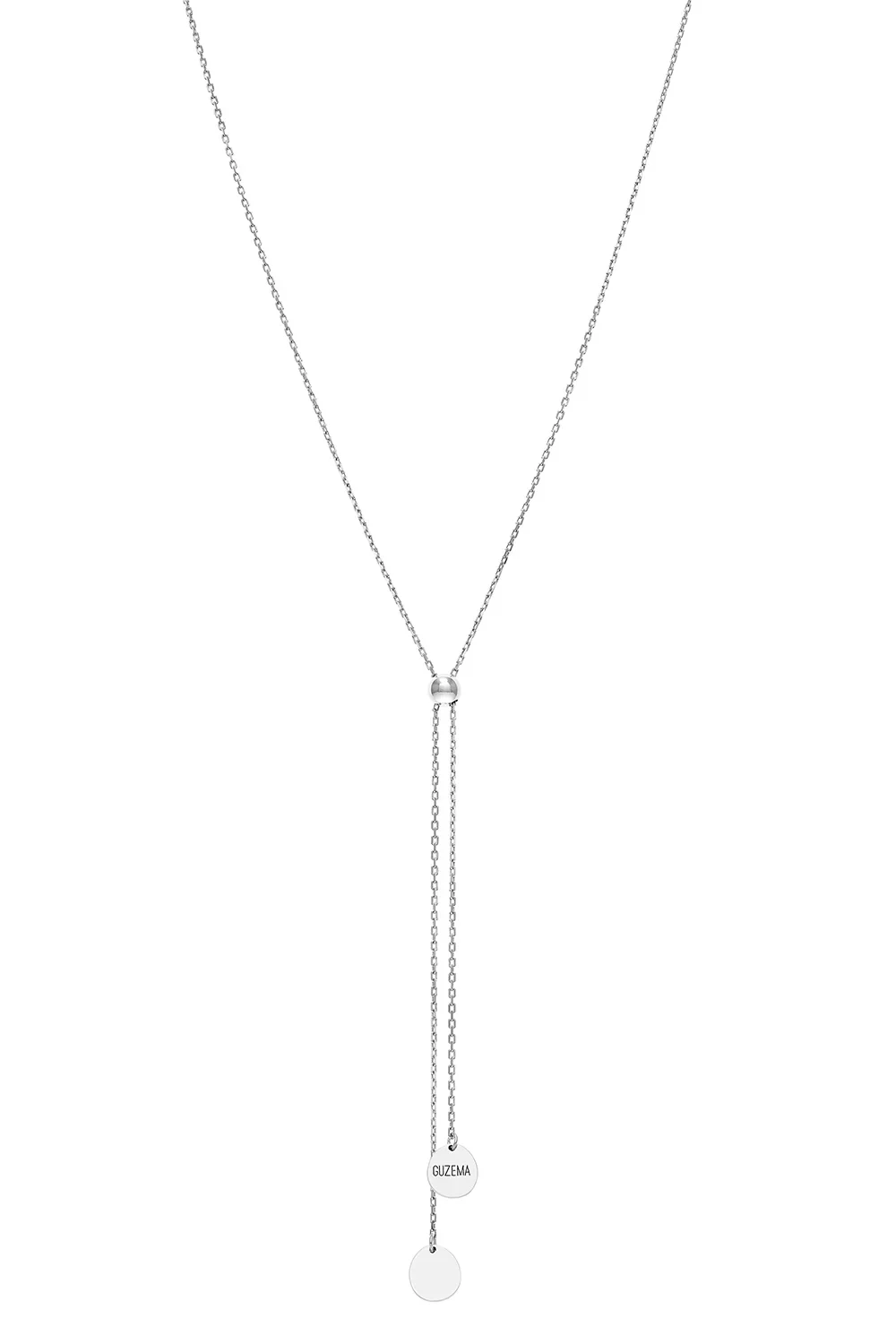GUZEMA FINE JEWELRY Flat Tie Necklace