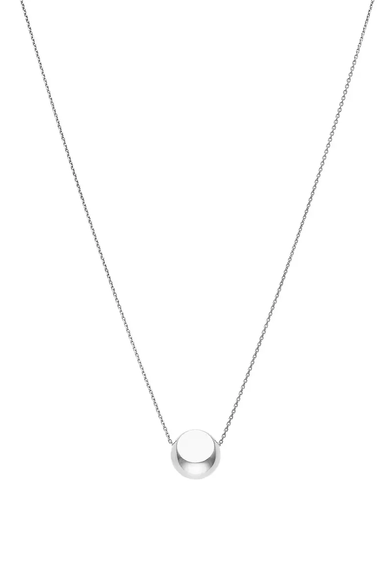 Semi-Orb Necklace - White Gold Semi-Orb Necklace - White Gold
