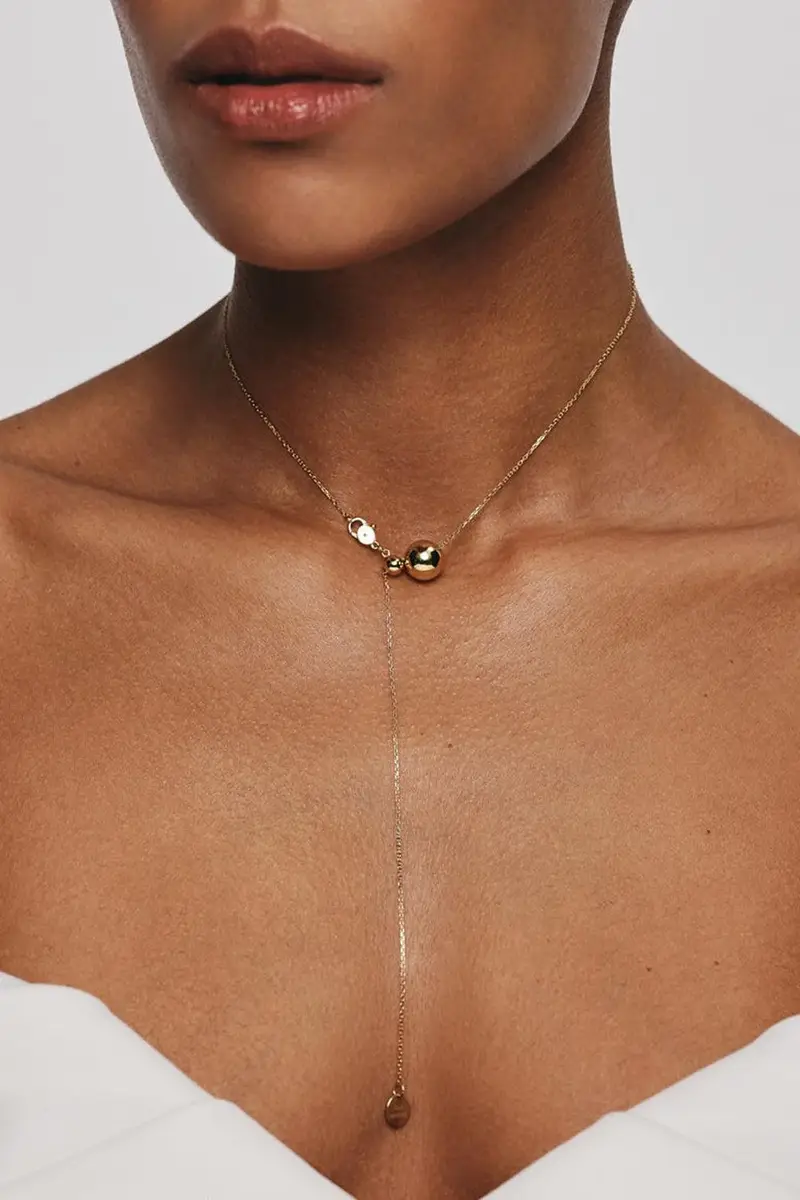 GUZEMA FINE JEWELRY Semi-Orb Necklace | Thumbnail 4 GUZEMA FINE JEWELRY Semi-Orb Necklace | Thumbnail 4