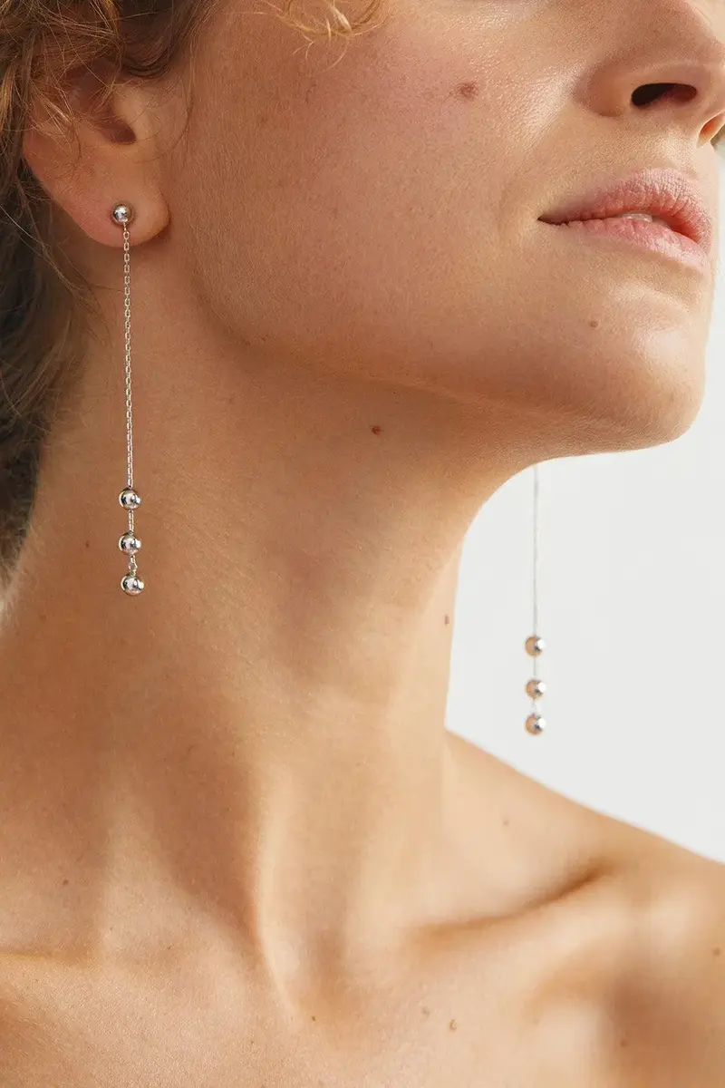 GUZEMA FINE JEWELRY Tetra Chain Transformer Earrings | Thumbnail 2 GUZEMA FINE JEWELRY Tetra Chain Transformer Earrings | Thumbnail 2