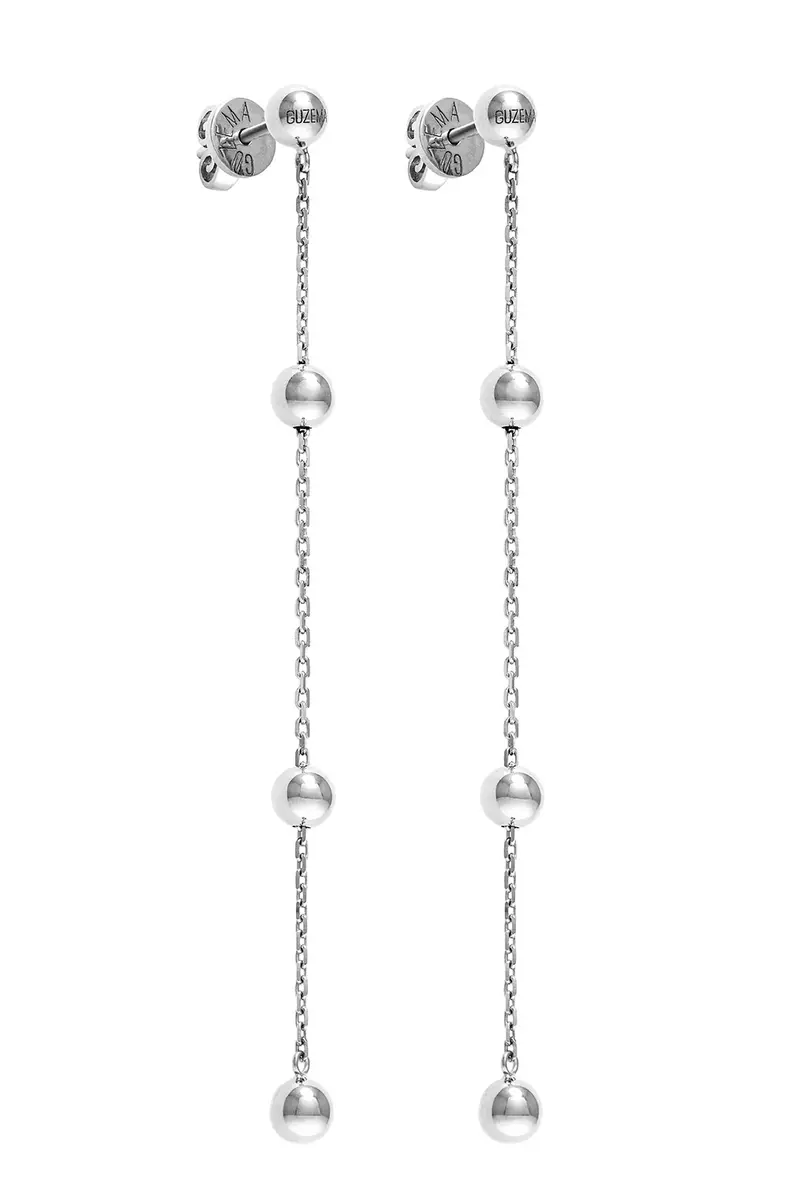 GUZEMA FINE JEWELRY Tetra Chain Transformer Earrings