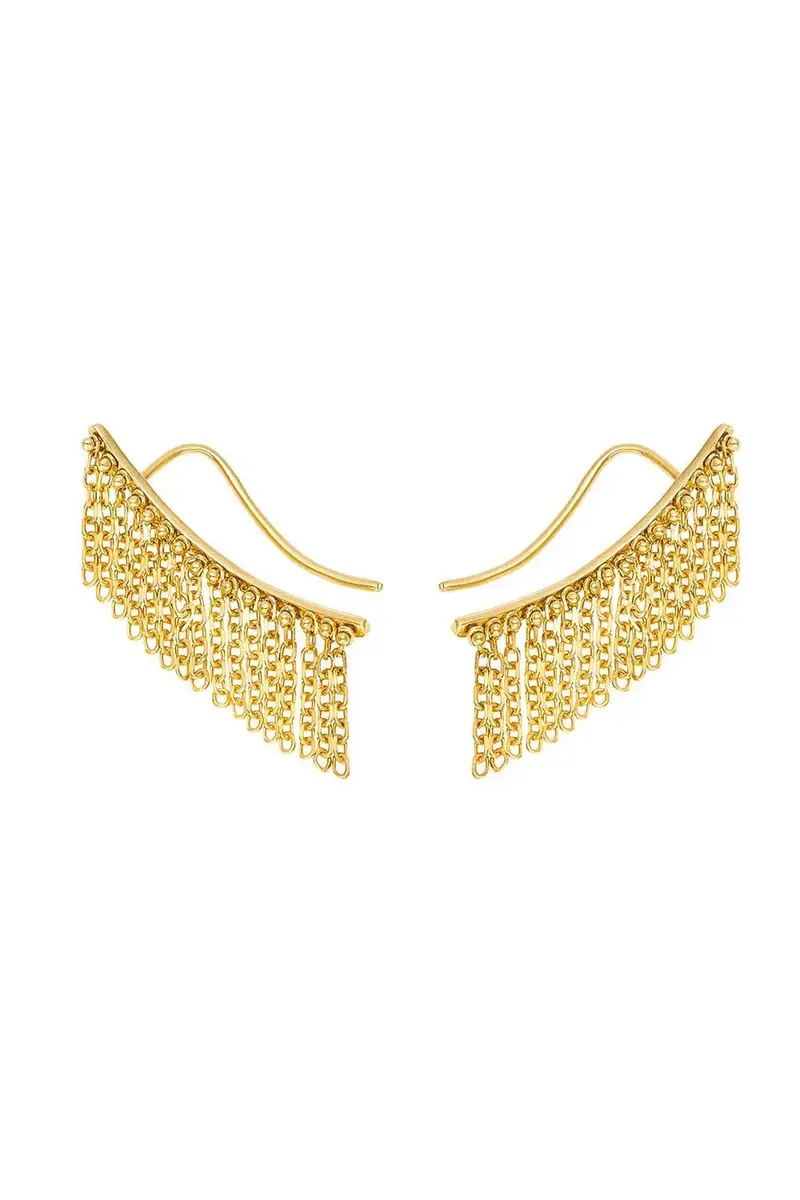 GUZEMA FINE JEWELRY Short Chainfall Earrings