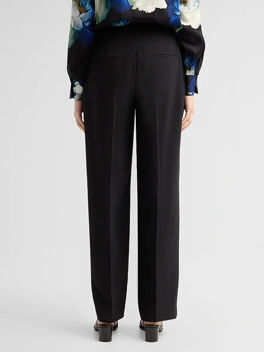 Elie Tahari Women's Isla High-Rise Straight-Leg Pants | Thumbnail 3 Elie Tahari Women's Isla High-Rise Straight-Leg Pants | Thumbnail 3
