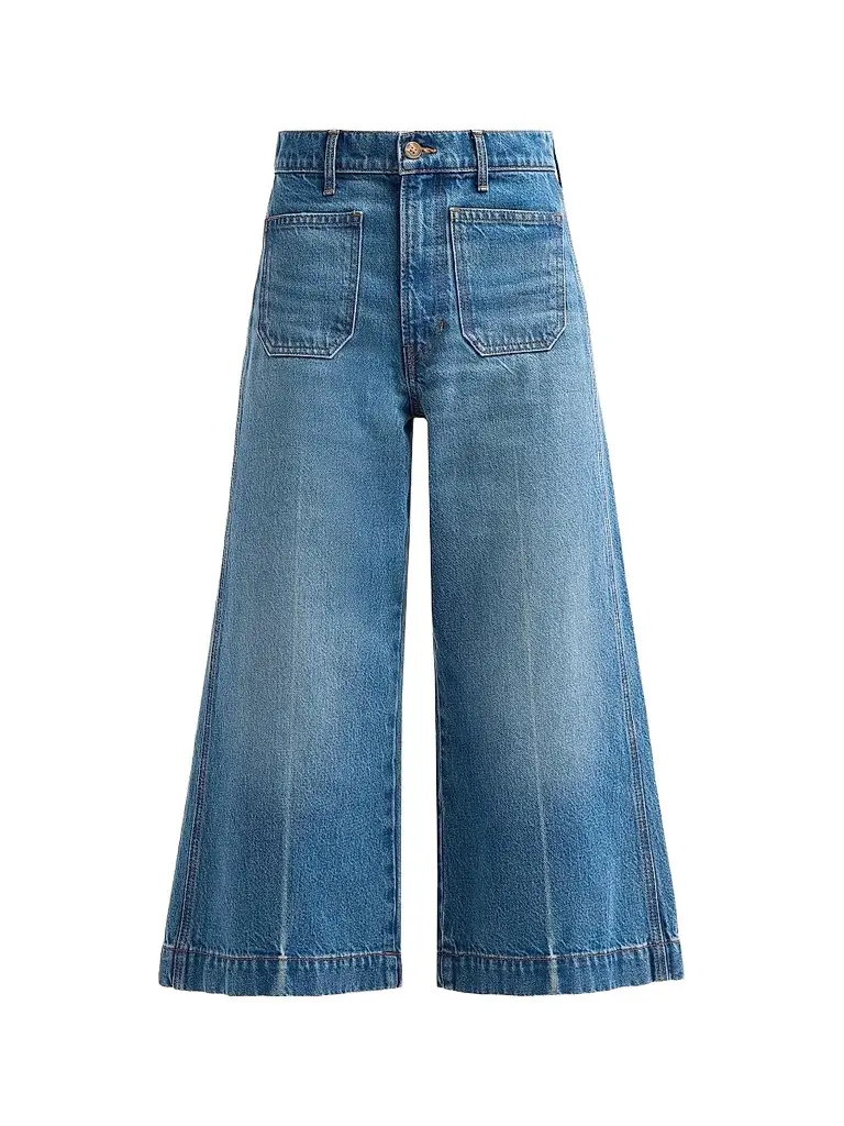 Veronica Beard Women's Marlowe High-Rise Wide-Leg Culottes - Memory Lane - Size 32 | Image 1 Veronica Beard Women's Marlowe High-Rise Wide-Leg Culottes - Memory Lane - Size 32 | Image 1