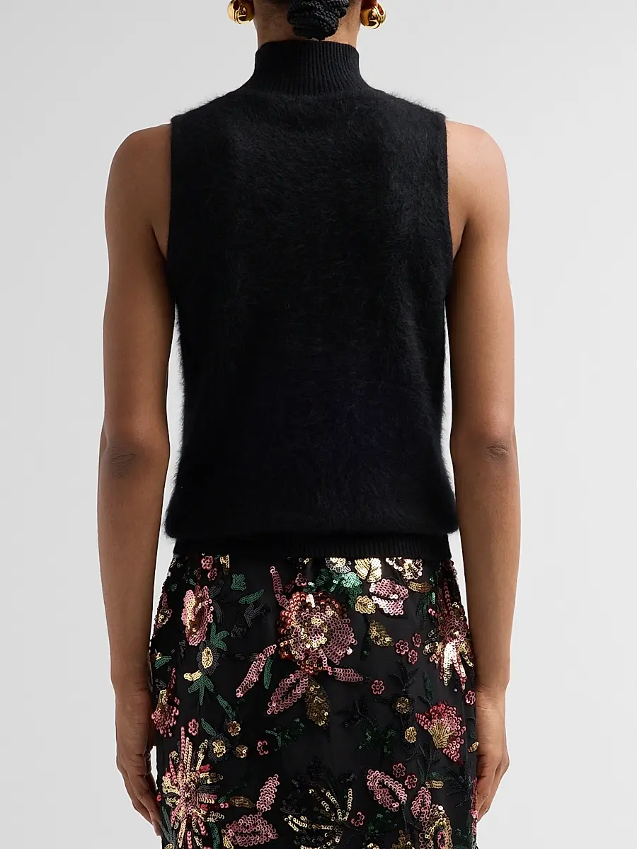 Ramy Brook Women's Dora Cashmere Sleeveless Sweater | Thumbnail 3 Ramy Brook Women's Dora Cashmere Sleeveless Sweater | Thumbnail 3