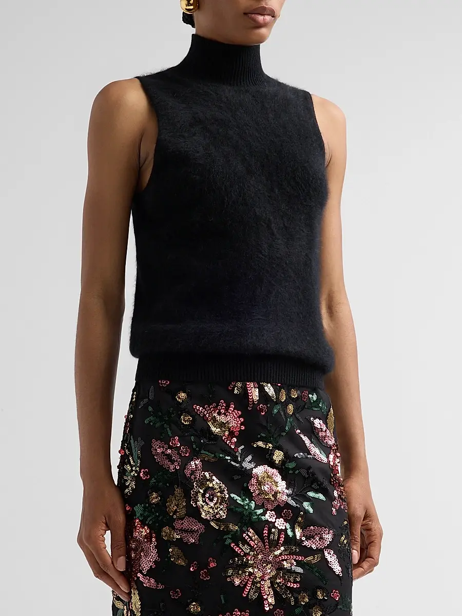 Ramy Brook Women's Dora Cashmere Sleeveless Sweater | Thumbnail 4 Ramy Brook Women's Dora Cashmere Sleeveless Sweater | Thumbnail 4