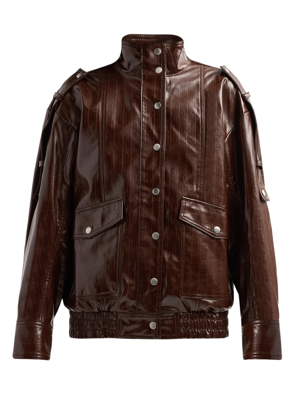 3.1 Phillip Lim Women's Faux-Leather Bomber Jacket
