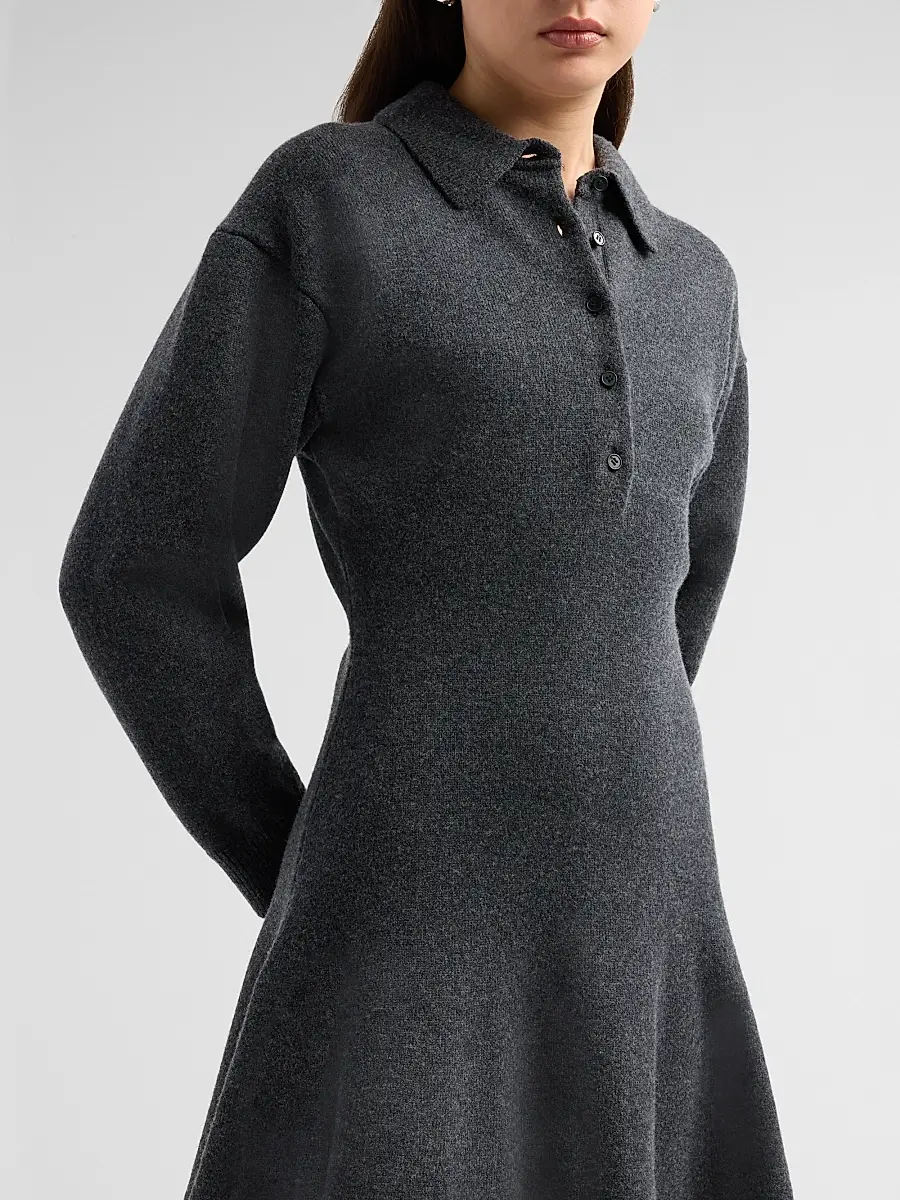 3.1 Phillip Lim Women's Wool-Blend Mini Polo Dress | Thumbnail 5 3.1 Phillip Lim Women's Wool-Blend Mini Polo Dress | Thumbnail 5