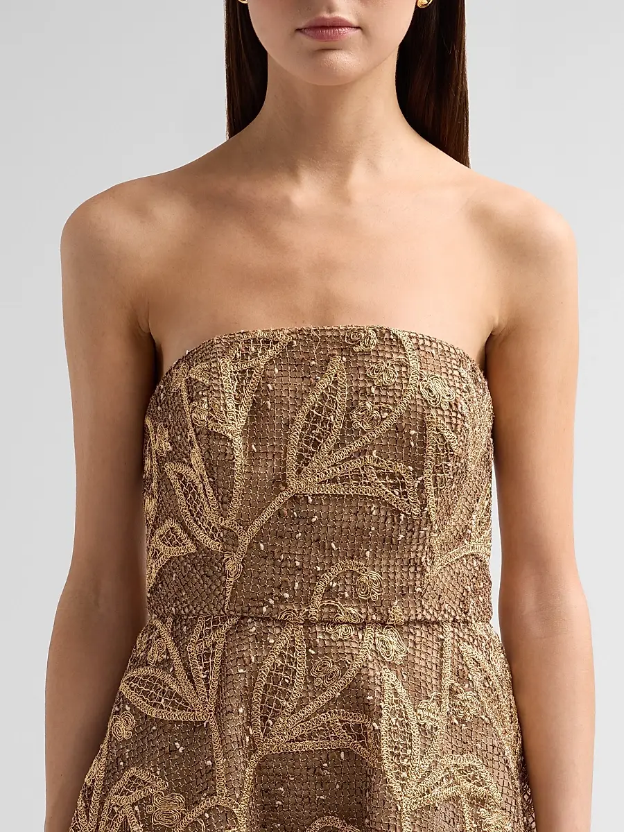 Milly Women's Petunia Embroidered Lace Dress | Thumbnail 5 Milly Women's Petunia Embroidered Lace Dress | Thumbnail 5