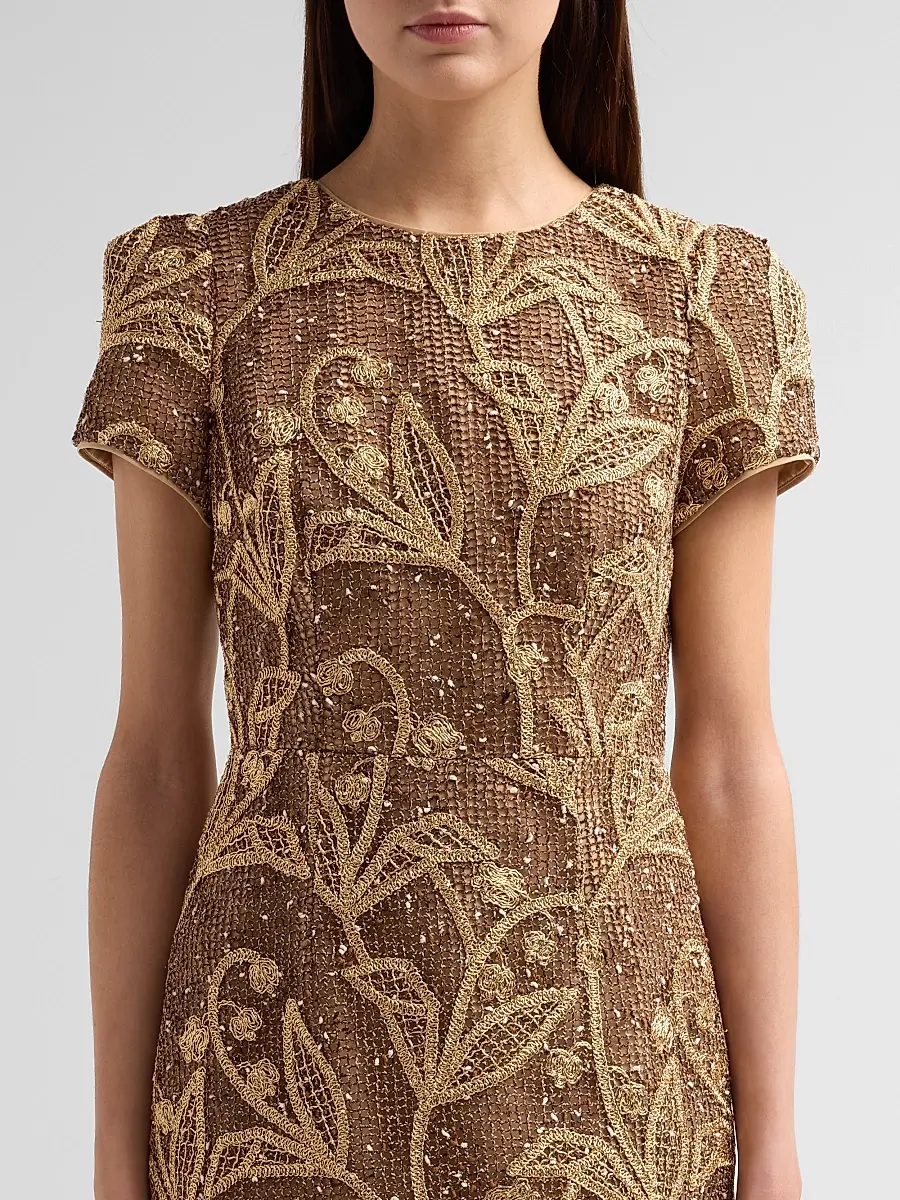 Milly Women's Daisy Embroidered Lace Mini Dress | Thumbnail 5 Milly Women's Daisy Embroidered Lace Mini Dress | Thumbnail 5