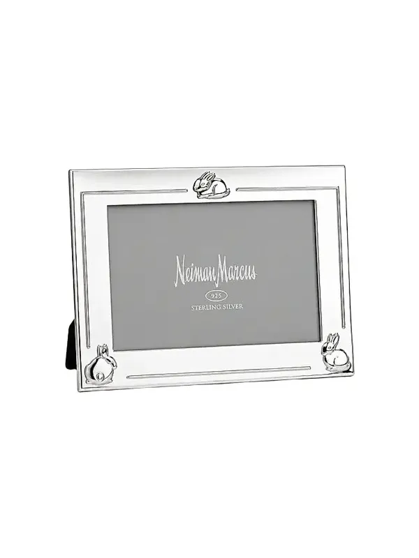 Cunill Bunnies 4" x 6" Sterling Silver Frame