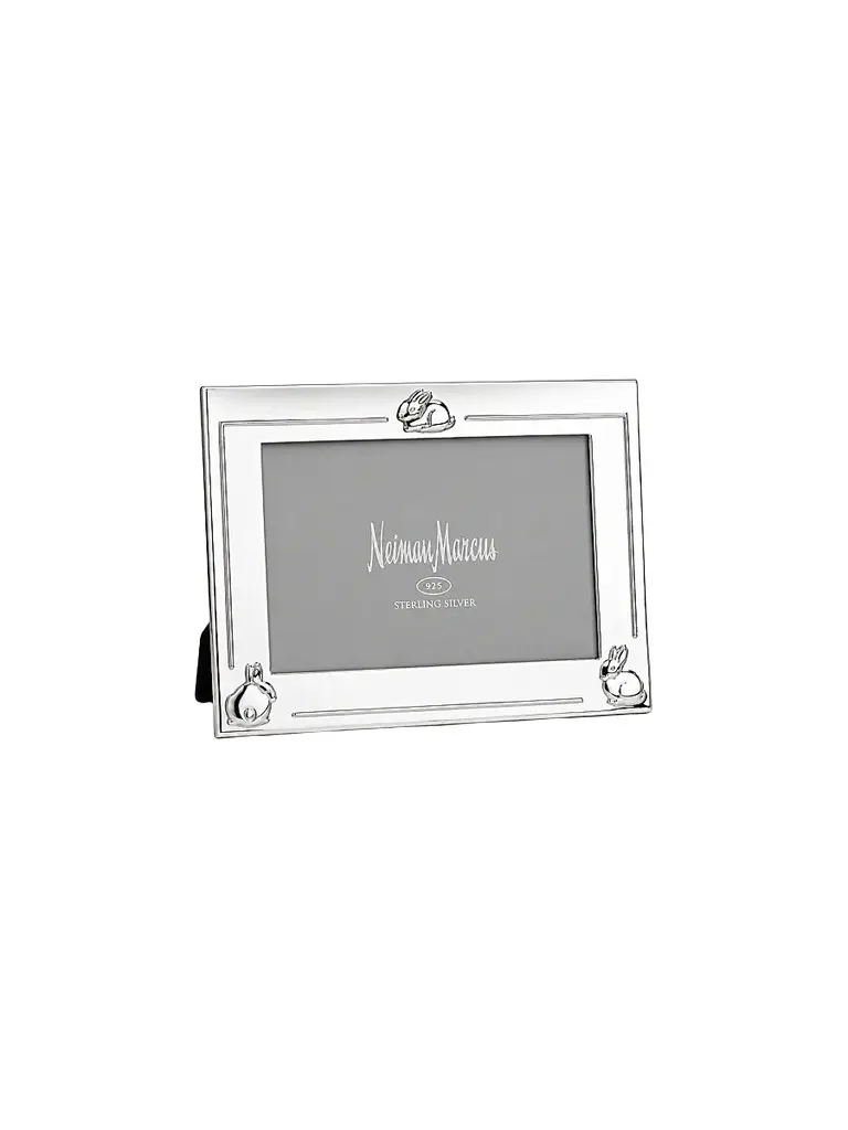Cunill Bunnies 4" x 6" Sterling Silver Frame - Silver | Image 1 Cunill Bunnies 4" x 6" Sterling Silver Frame - Silver | Image 1