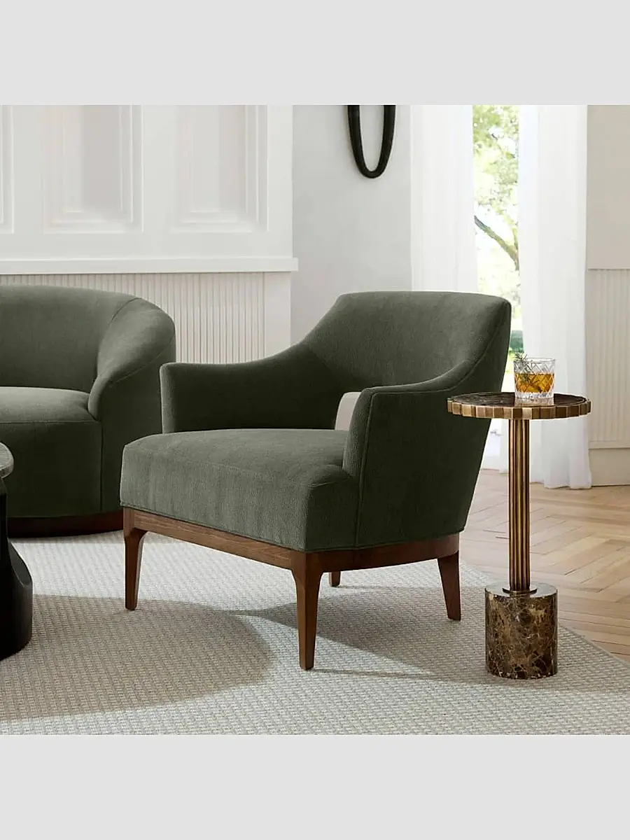 Arteriors Laurette Performance Chenille Chair | Thumbnail 3 Arteriors Laurette Performance Chenille Chair | Thumbnail 3