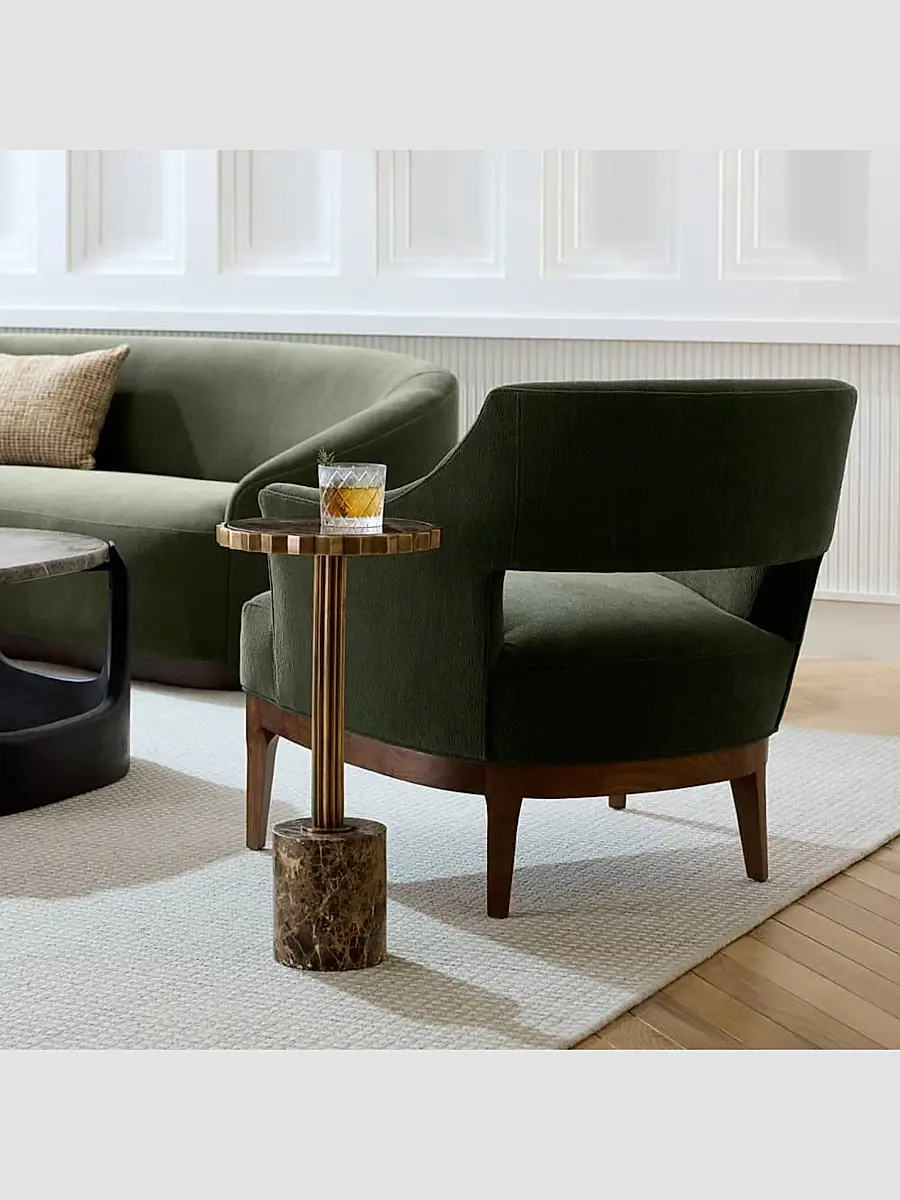 Arteriors Laurette Performance Chenille Chair | Thumbnail 4 Arteriors Laurette Performance Chenille Chair | Thumbnail 4