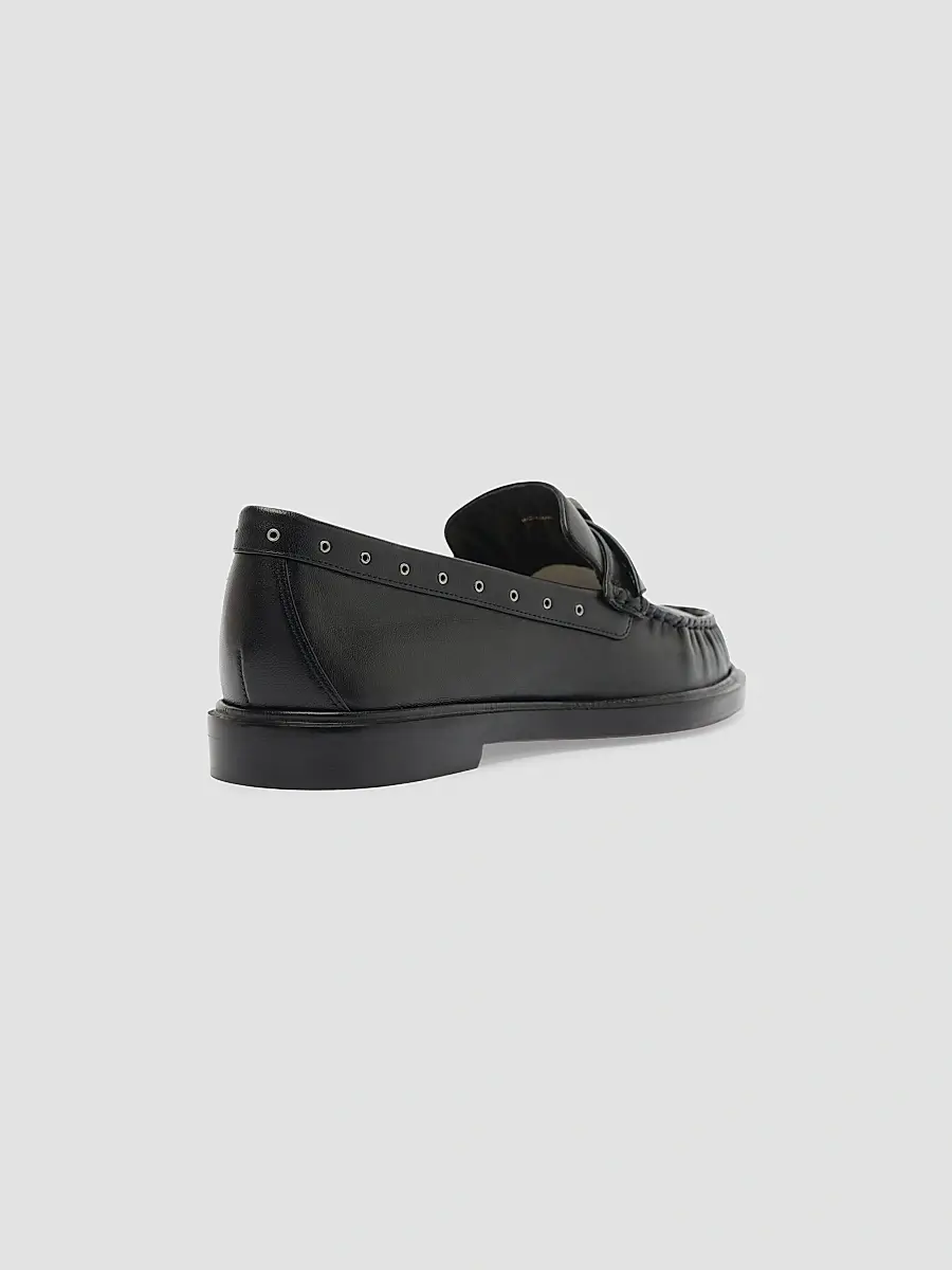 Alexandre Birman Women's Clarita Mini-Eyelet Leather Loafers | Thumbnail 2 Alexandre Birman Women's Clarita Mini-Eyelet Leather Loafers | Thumbnail 2