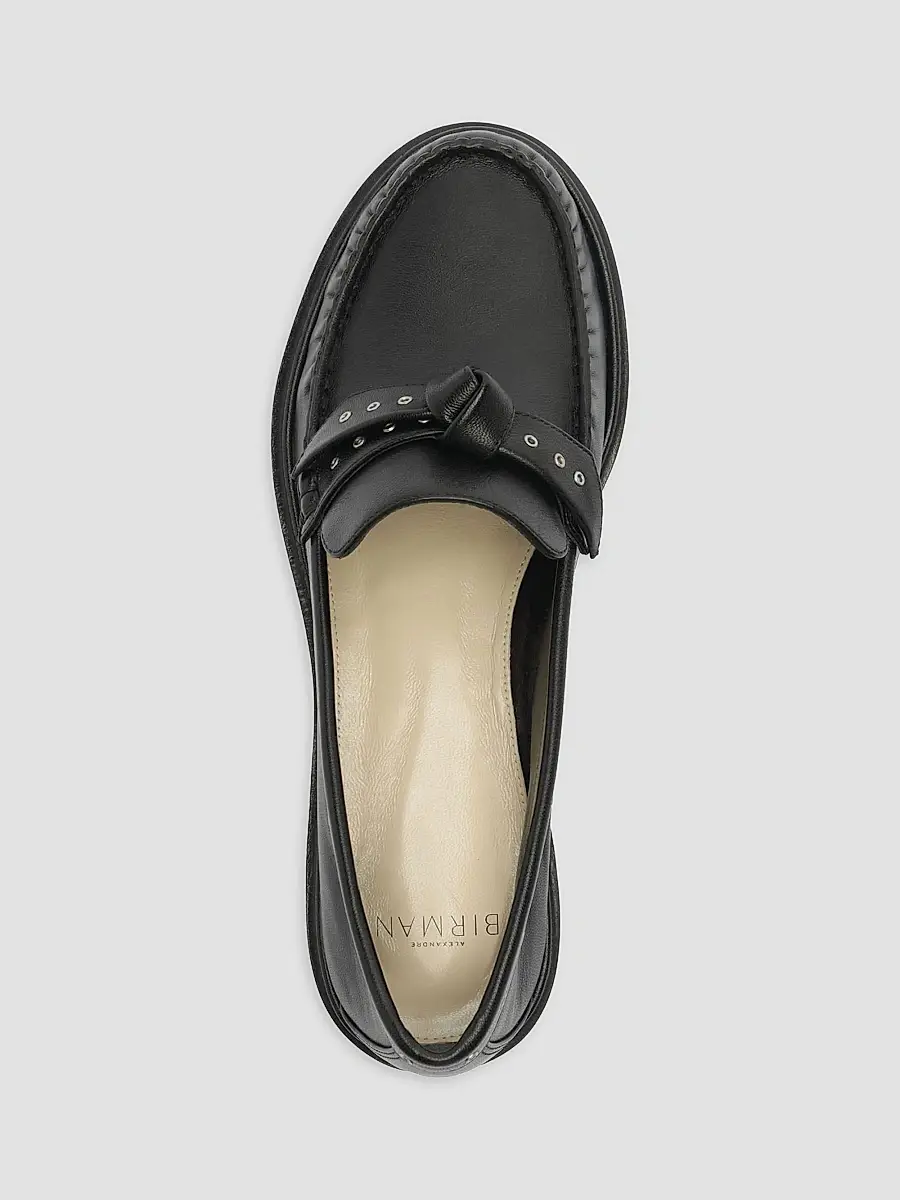Alexandre Birman Women's Clarita Mini-Eyelet Leather Loafers | Thumbnail 3 Alexandre Birman Women's Clarita Mini-Eyelet Leather Loafers | Thumbnail 3
