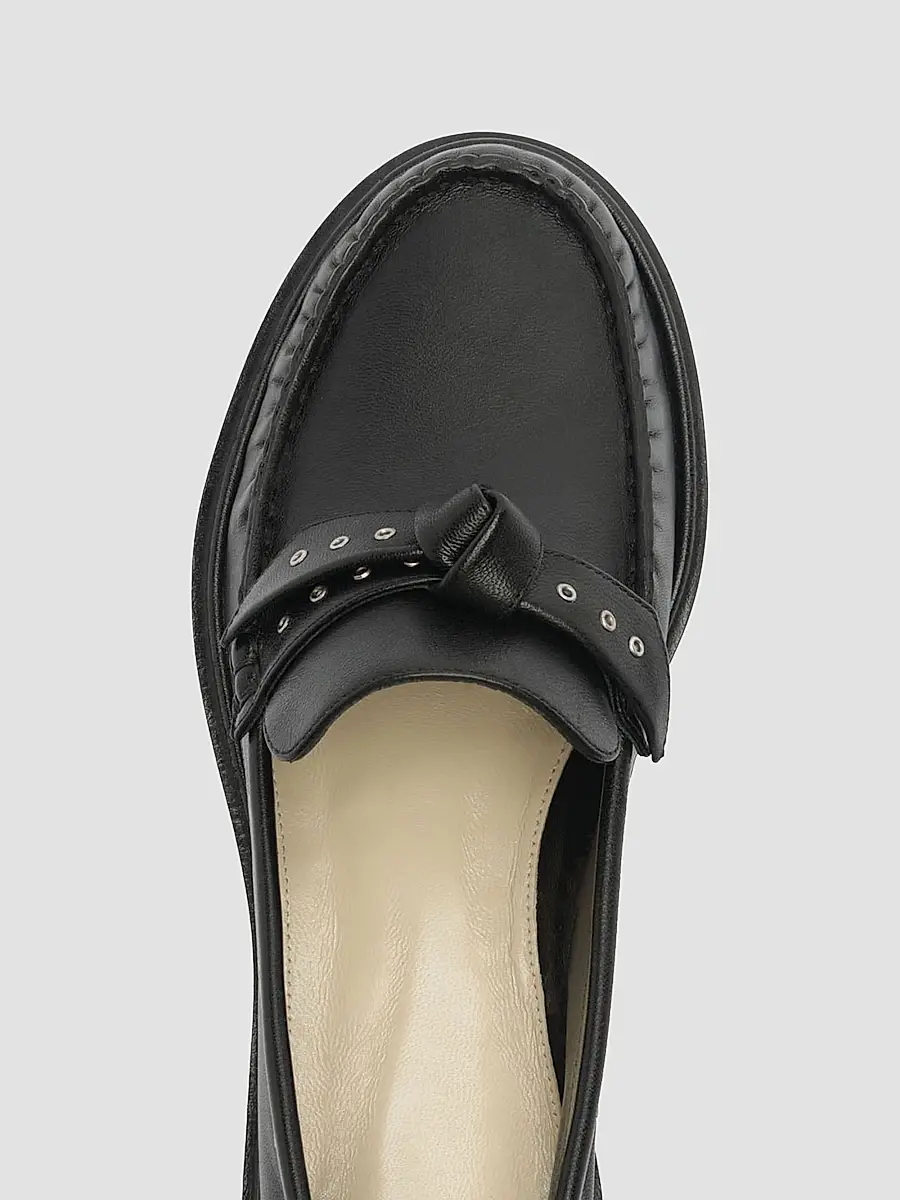Alexandre Birman Women's Clarita Mini-Eyelet Leather Loafers | Thumbnail 4 Alexandre Birman Women's Clarita Mini-Eyelet Leather Loafers | Thumbnail 4